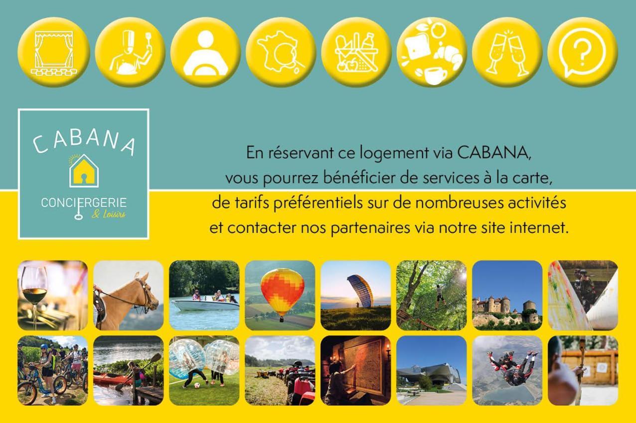 Cabana & Rustique - Proche Macon Nord Viré Eksteriør bilde